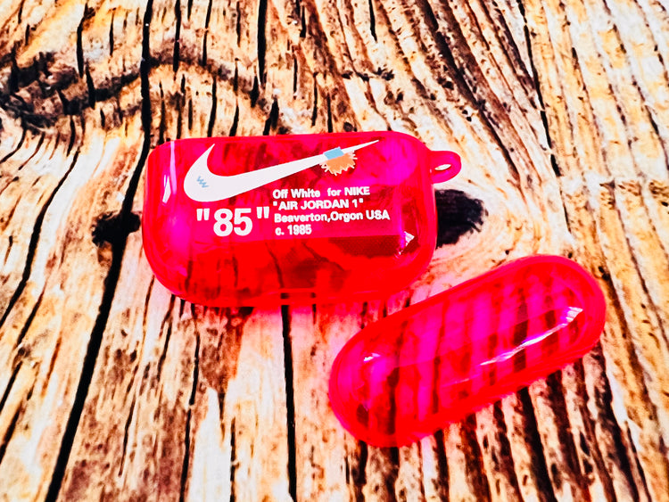 Off-White Nike Design Protective Case For AirPods Pro 2: Hot Pink
