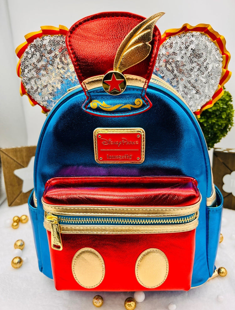 Loungefly Disney Dumbo Main Attraction mini Backpack + Ears