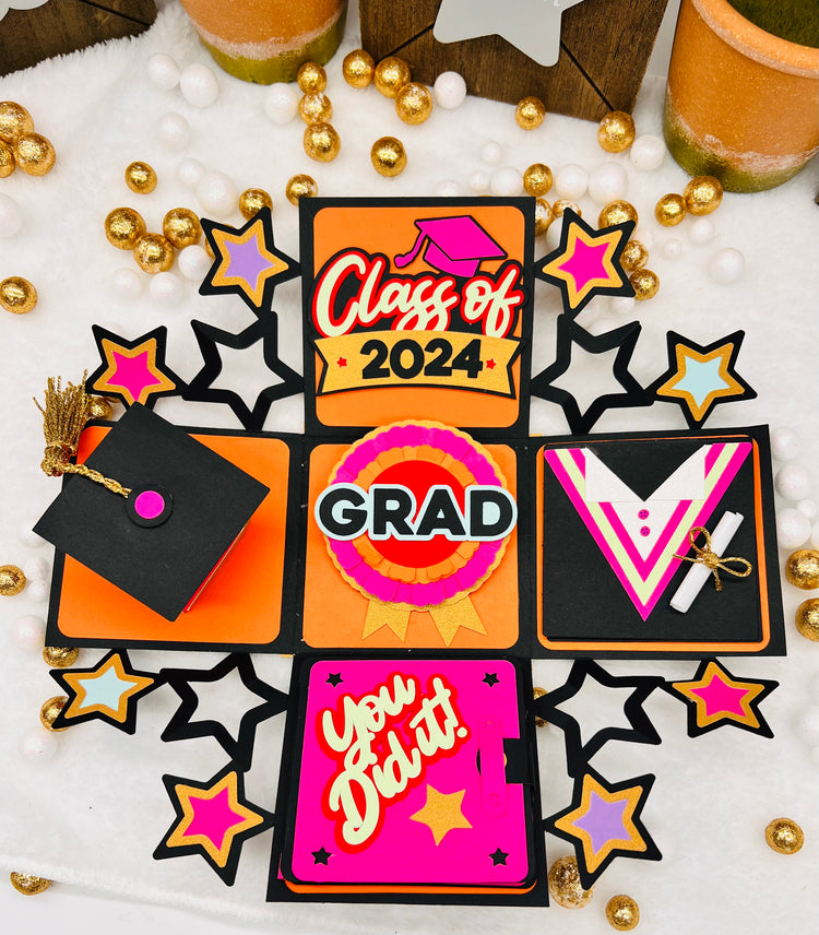 Cute Graduation Exploding Box