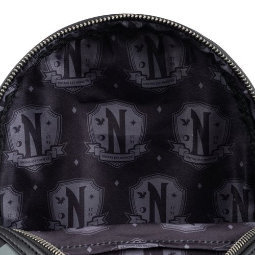 Loungelfy Wednesday Nevermore Mini-Backpack