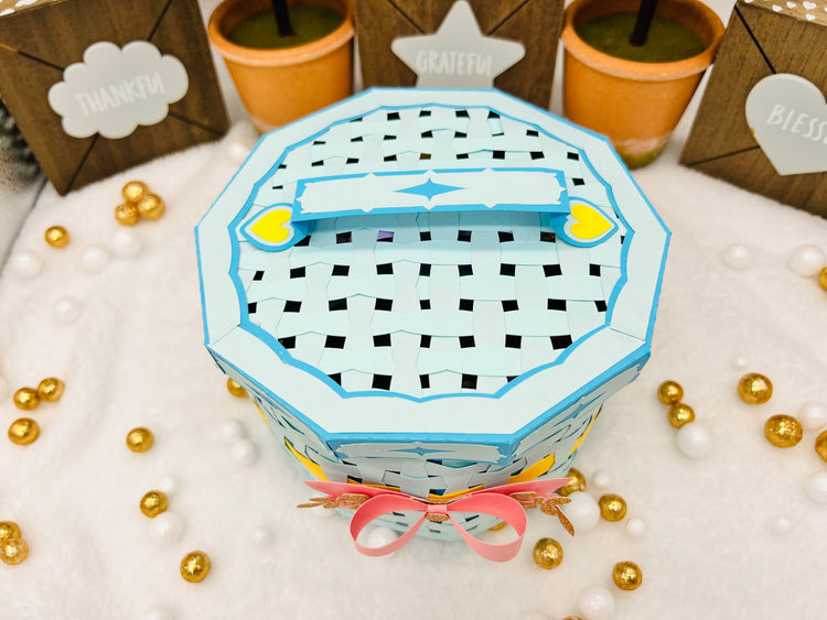 TIMELESS 3D PAPER FLOWER BASKET