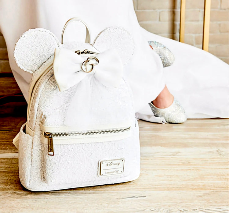 Loungefly Disney Minnie Mouse Sequin Wedding