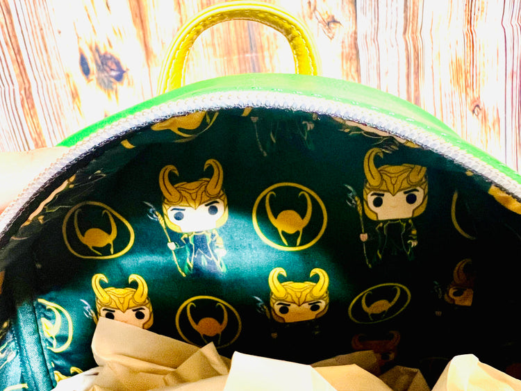 Avengers Loki with Scepter Pop! by Loungefly Mini-Backpack