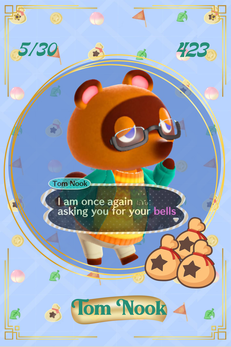 Animal Crossing Series 5 Amiibos NFC Costume Cards