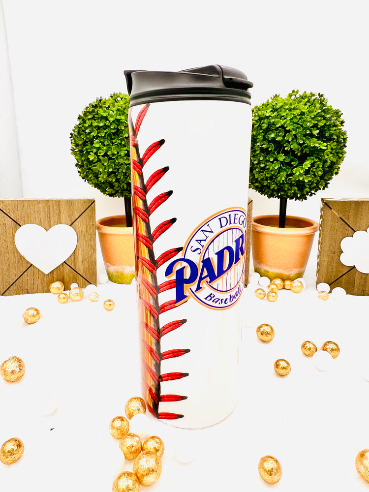 San Diego Padres Baseball Tumbler