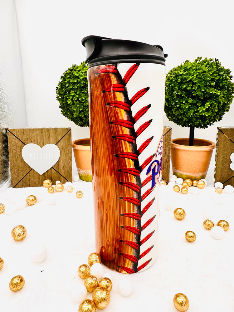 San Diego Padres Baseball Tumbler