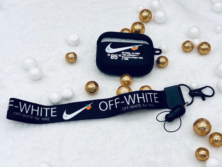 Nike OFF WHITE design Protective case for AirPods Pro 2: Black