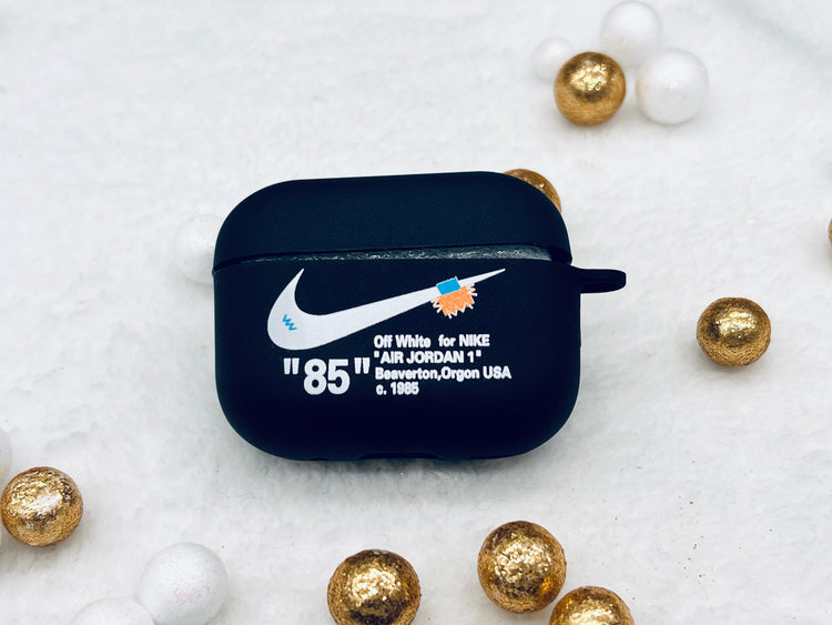 Nike OFF WHITE design Protective case for AirPods Pro 2: Black