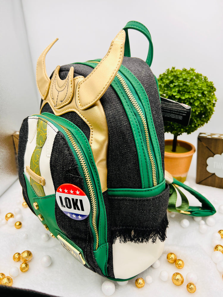 NYCC Marvel Loki President Cosplay Mini Backpack