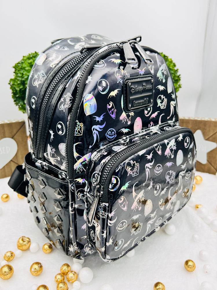 Loungefly Disney Parks Pesadilla antes de Navidad Mini Mochila