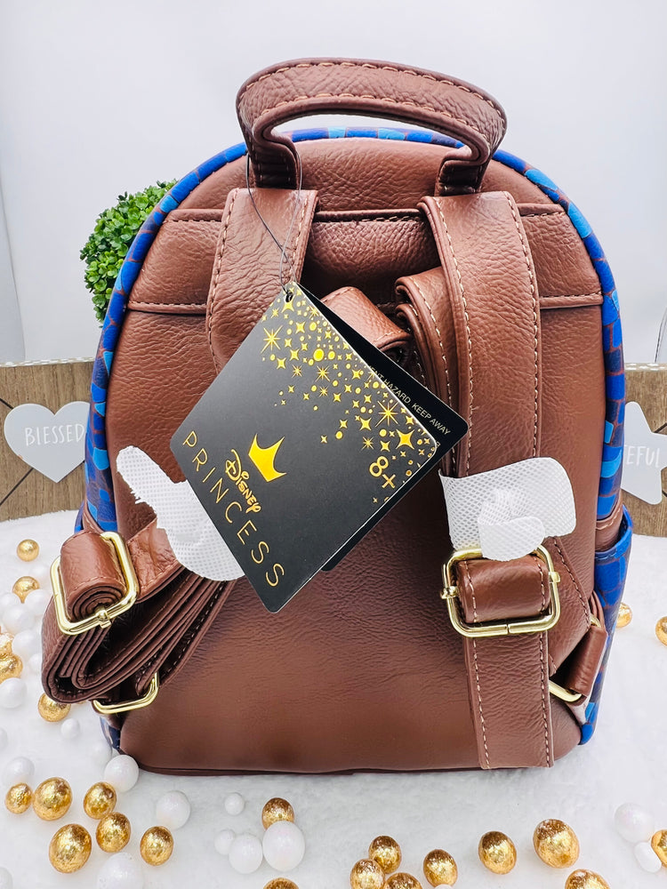 Loungefly Beauty and by the Beast Stained-Glass Window Mini-Backpack