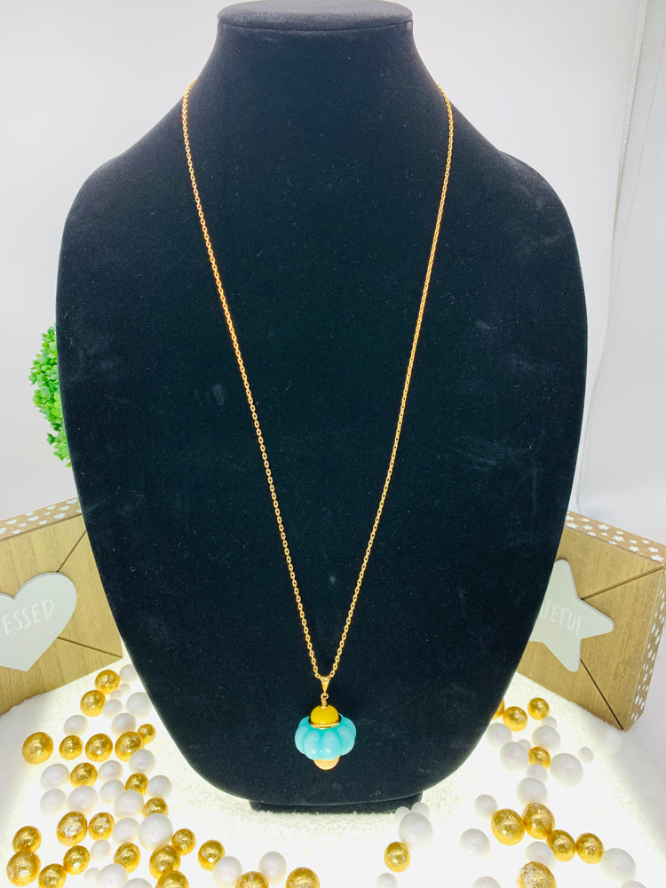 Confection Long Cake Pendant Necklace