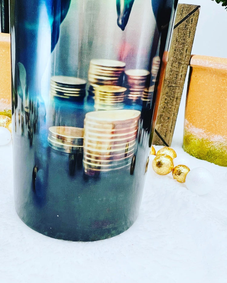 Vaso Bull Market estilo holográfico