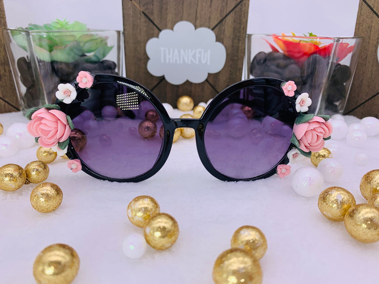 Sunglasses Pastels Flowers