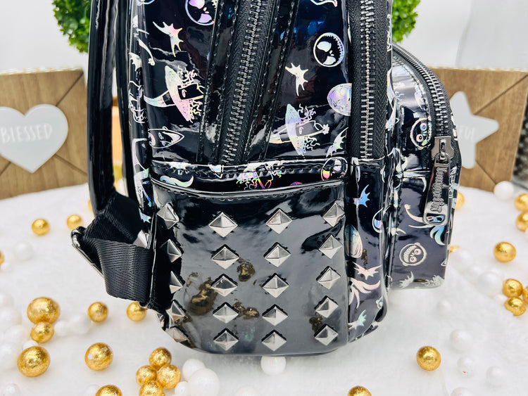 Loungefly Disney Parks Pesadilla antes de Navidad Mini Mochila