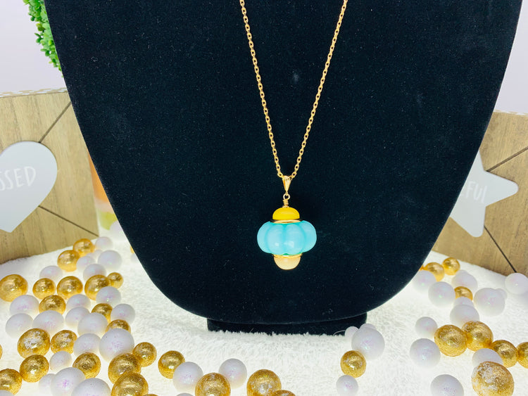 Confection Long Cake Pendant Necklace