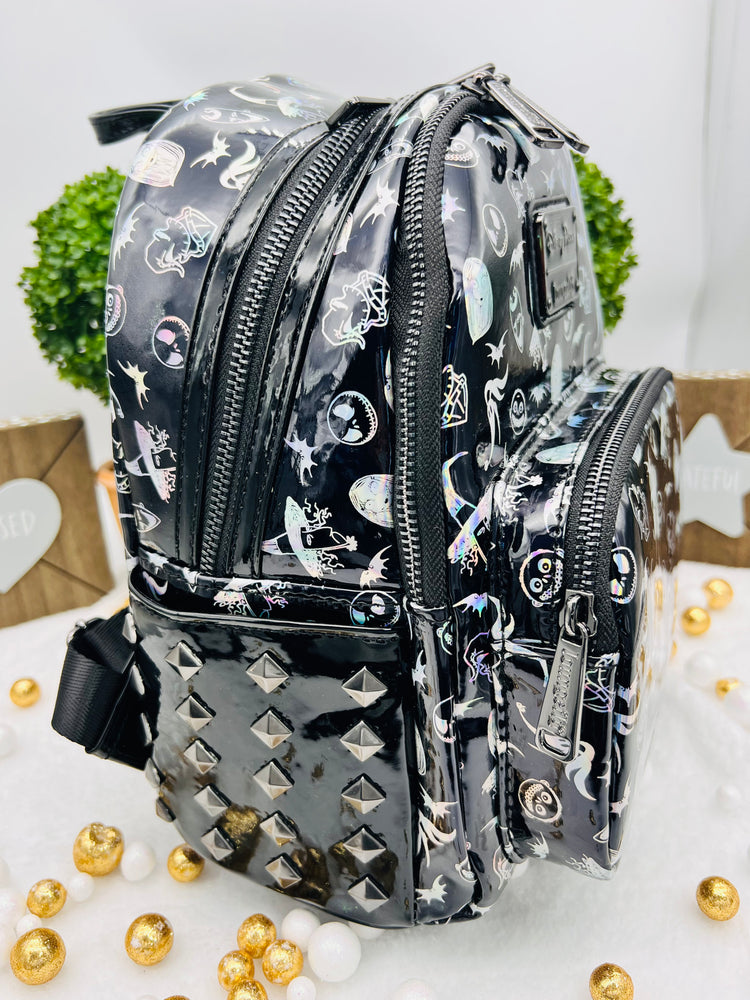 Loungefly Disney Parks Pesadilla antes de Navidad Mini Mochila