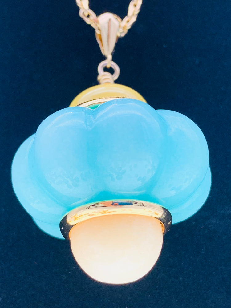 Confection Long Cake Pendant Necklace