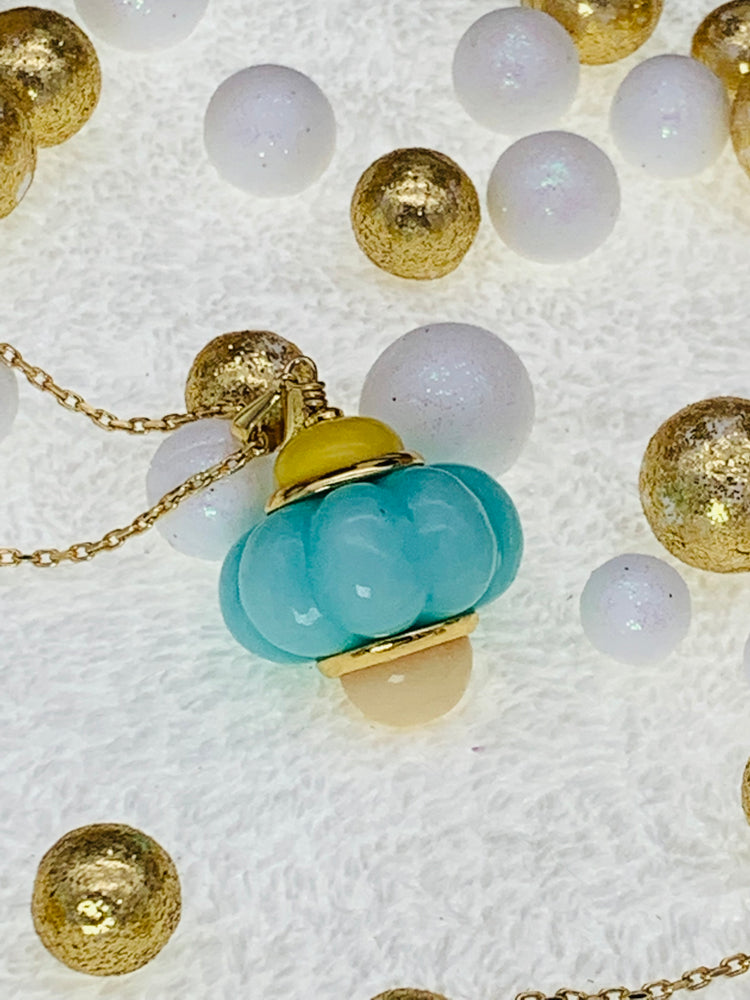 Confection Long Cake Pendant Necklace