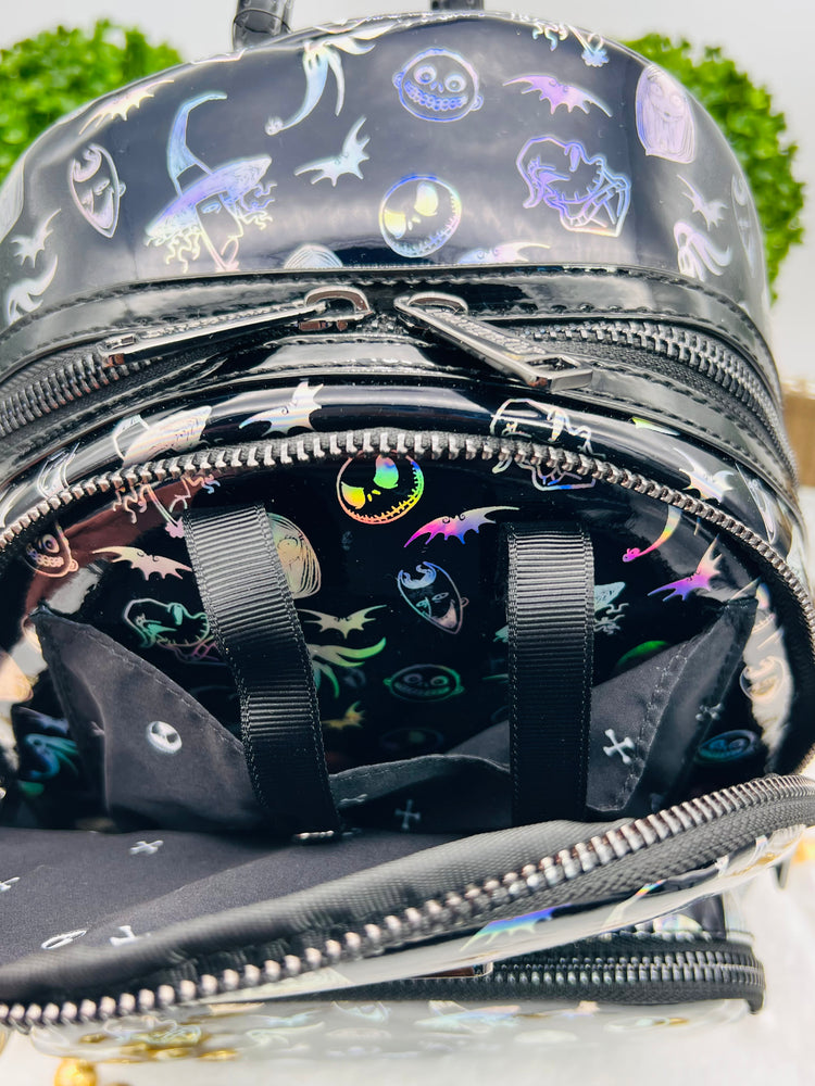 Loungefly Disney Parks Pesadilla antes de Navidad Mini Mochila