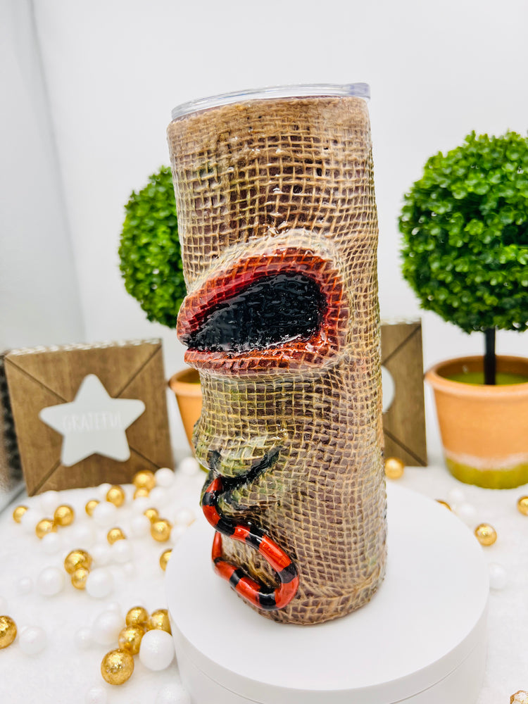 Oogie Boogie 3D tumbler: Nightmare Before Christmas