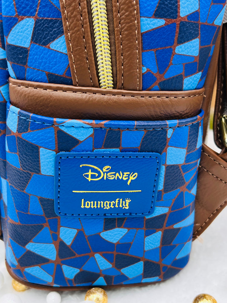 Loungefly Beauty and by the Beast Stained-Glass Window Mini-Backpack
