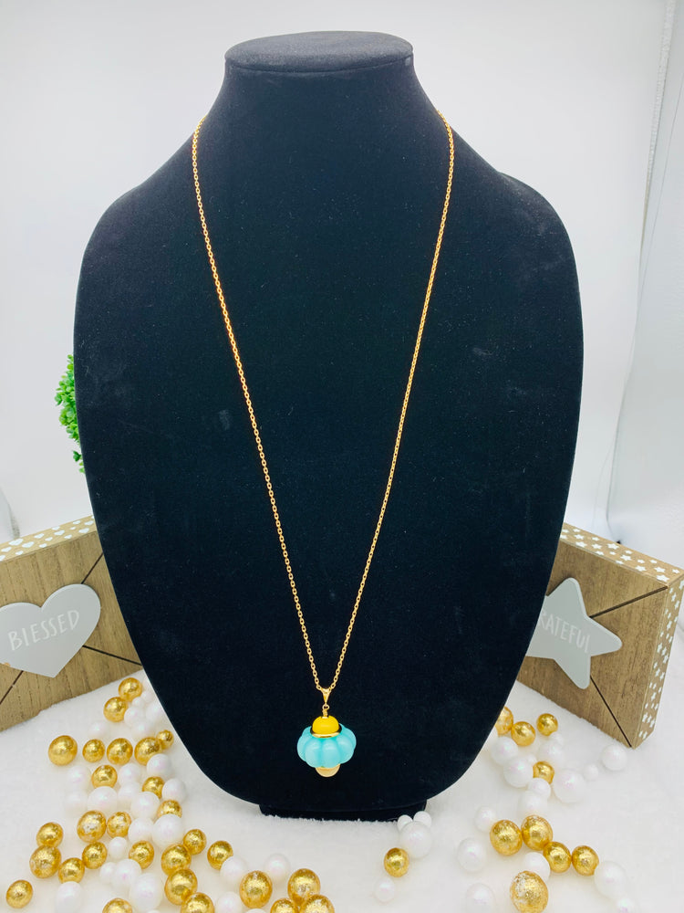 Confection Long Cake Pendant Necklace