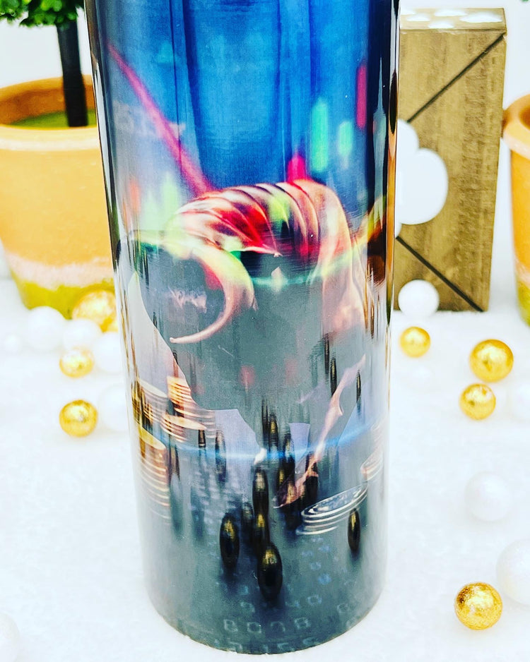 Vaso Bull Market estilo holográfico
