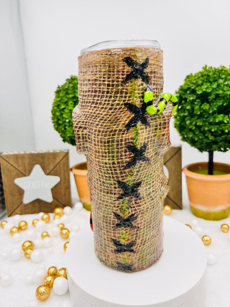 Oogie Boogie 3D tumbler: Nightmare Before Christmas
