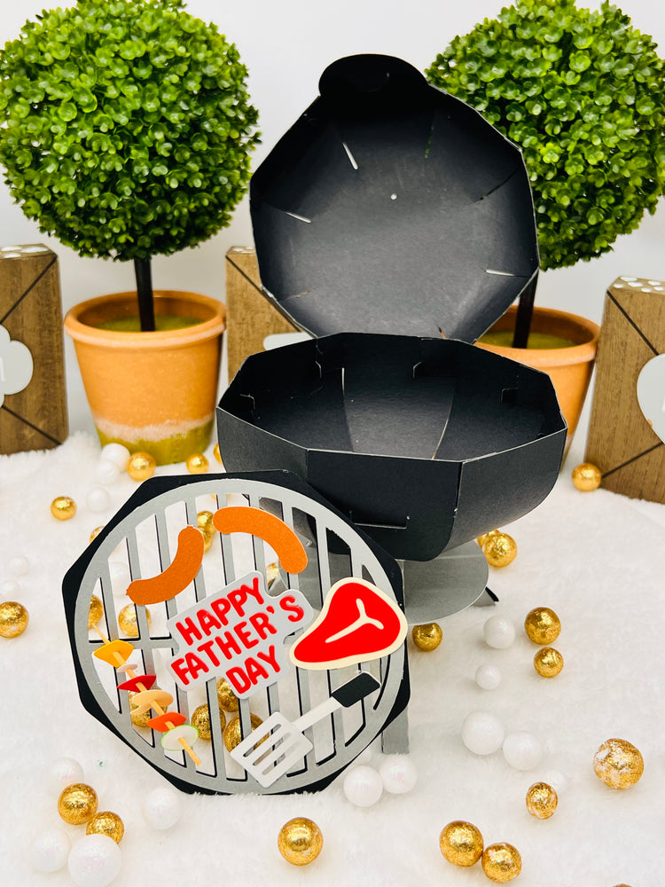 3D BBQ Grill Small Gift Holder