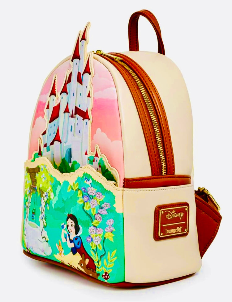 Loungefly Disney Snow White Castle Series Mini Backpack