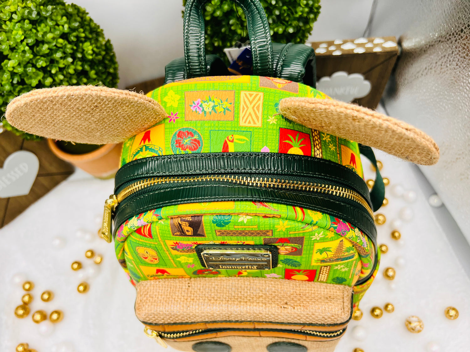 enchanted tiki room loungefly mini backpack Loungefly Mickey Mouse The Main Attraction Mini Backpack, 5 of 12"