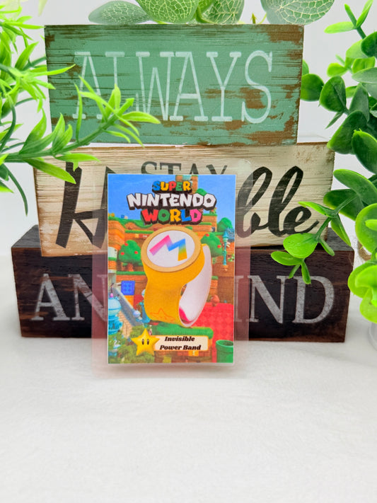 Super Nintendo World Power Bands Laminated Amiibo Cards Style A