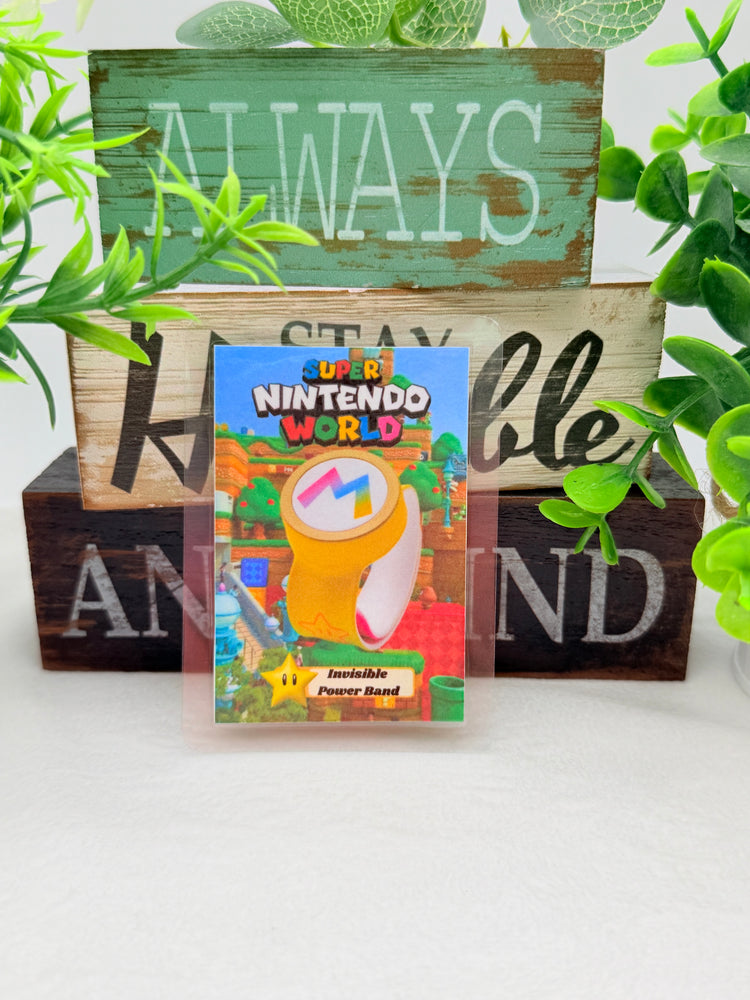 Super Nintendo World Power Bands Laminated Amiibo Cards Style A
