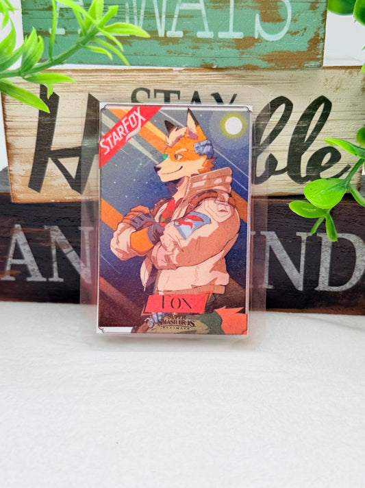 Fanart Star Fox Laminated Amiibo Cards
