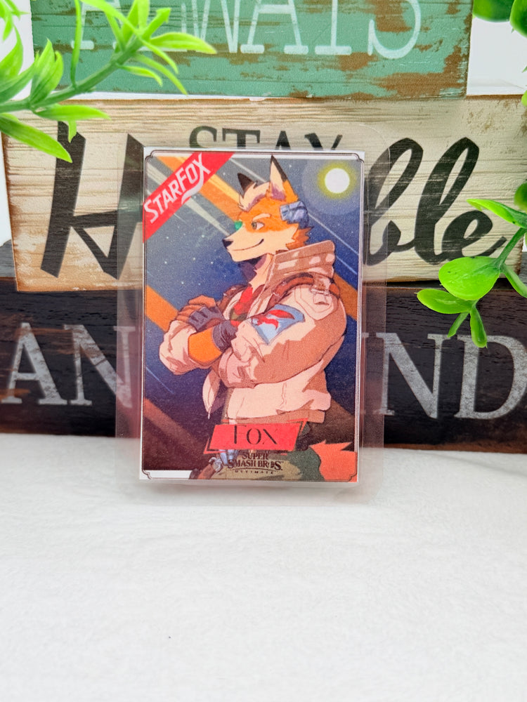 Fanart Star Fox Laminated Amiibo Cards