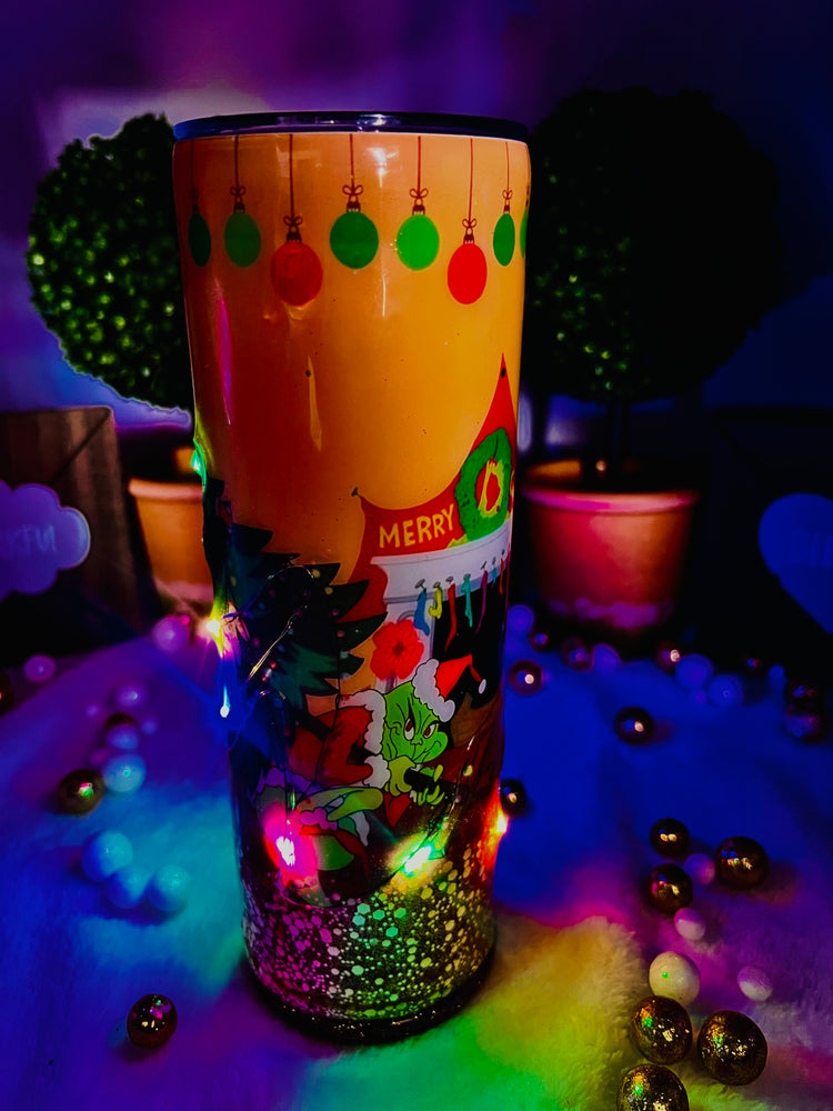 How The Grinch Stole Christmas LED Fairy Lights Tumbler