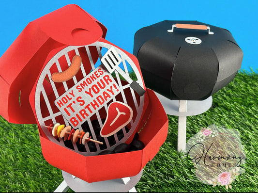 3D BBQ Grill Small Gift Holder