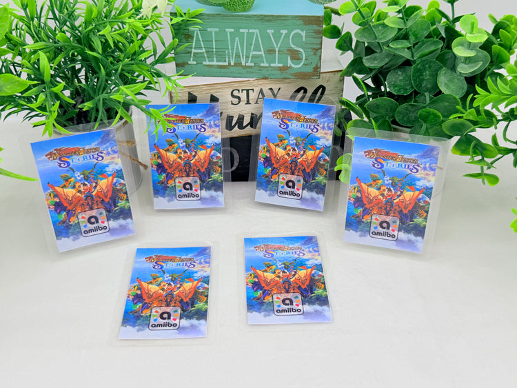 Monster Hunter Amiibo Sets Laminated Version