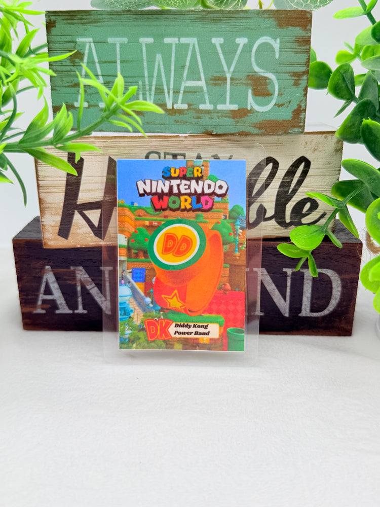 Super Nintendo World Power Bands Laminated Amiibo Cards Style A