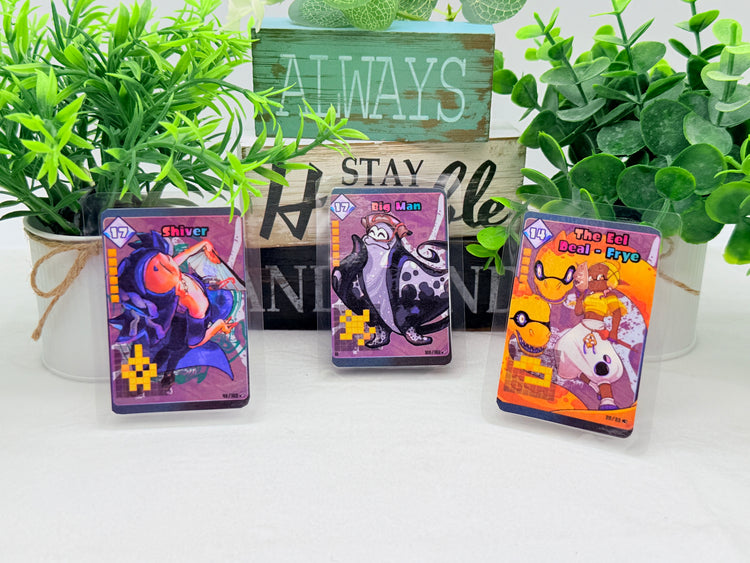 Splatoon Tablesuft Battle Cards Fanart Amiibo Laminated Cards