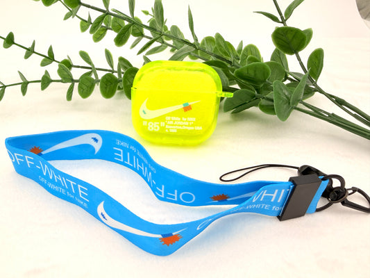 Nike OFF WHITE design Protective case for AirPods 4
(2024) Neon Yellow