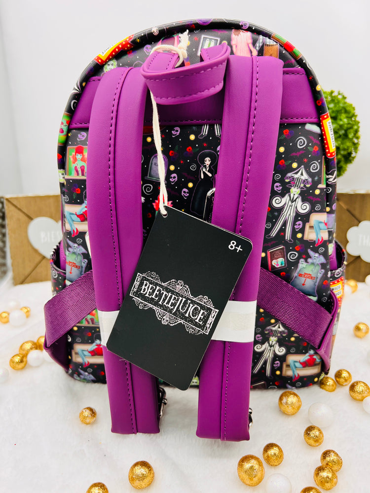 Loungefly Beetlejuice Icons Mini Backpack