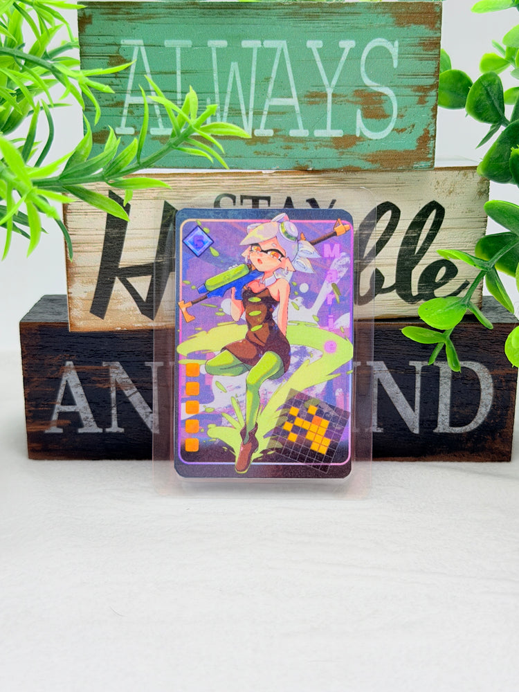 Splatoon Tablesuft Battle Cards Fanart Amiibo Laminated Cards