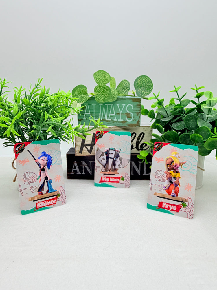 Splatoon Raiders Amiibo Cards ID Version