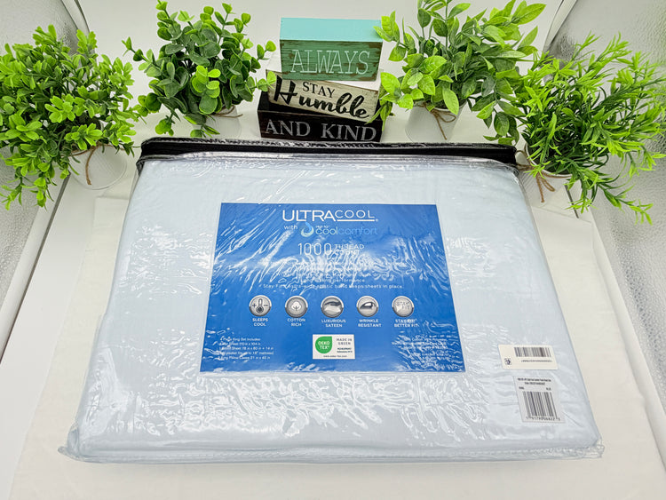 Ultra Cool High IQ Cool Comfort 1000-Threat Count  4-Pc. Sheet Set- King