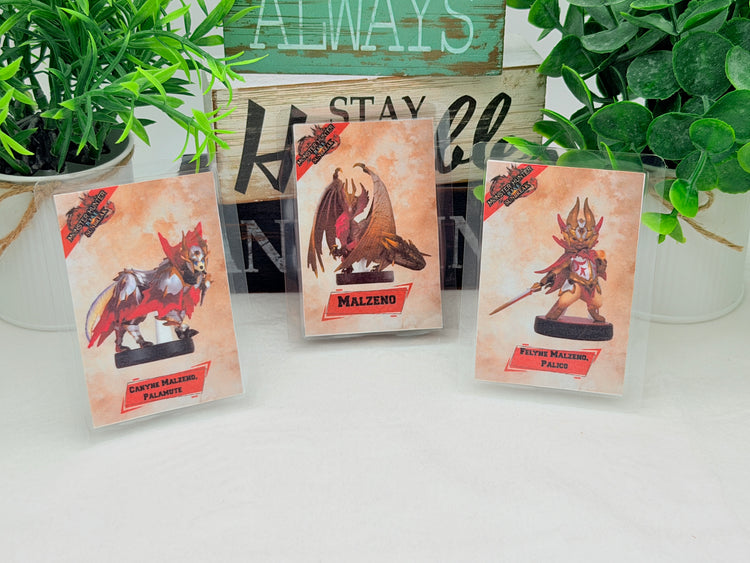Monster Hunter Amiibo Sets Laminated Version