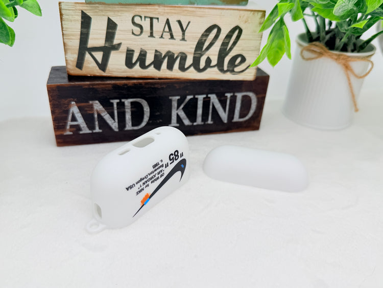 Nike OFF WHITE design Protective case for AirPods Pro 3 (2025) Matte White
