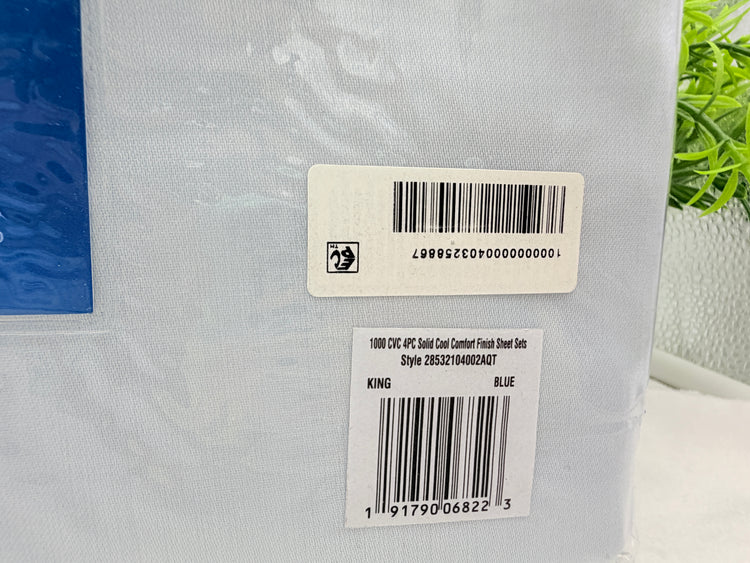 Ultra Cool High IQ Cool Comfort 1000-Threat Count  4-Pc. Sheet Set- King