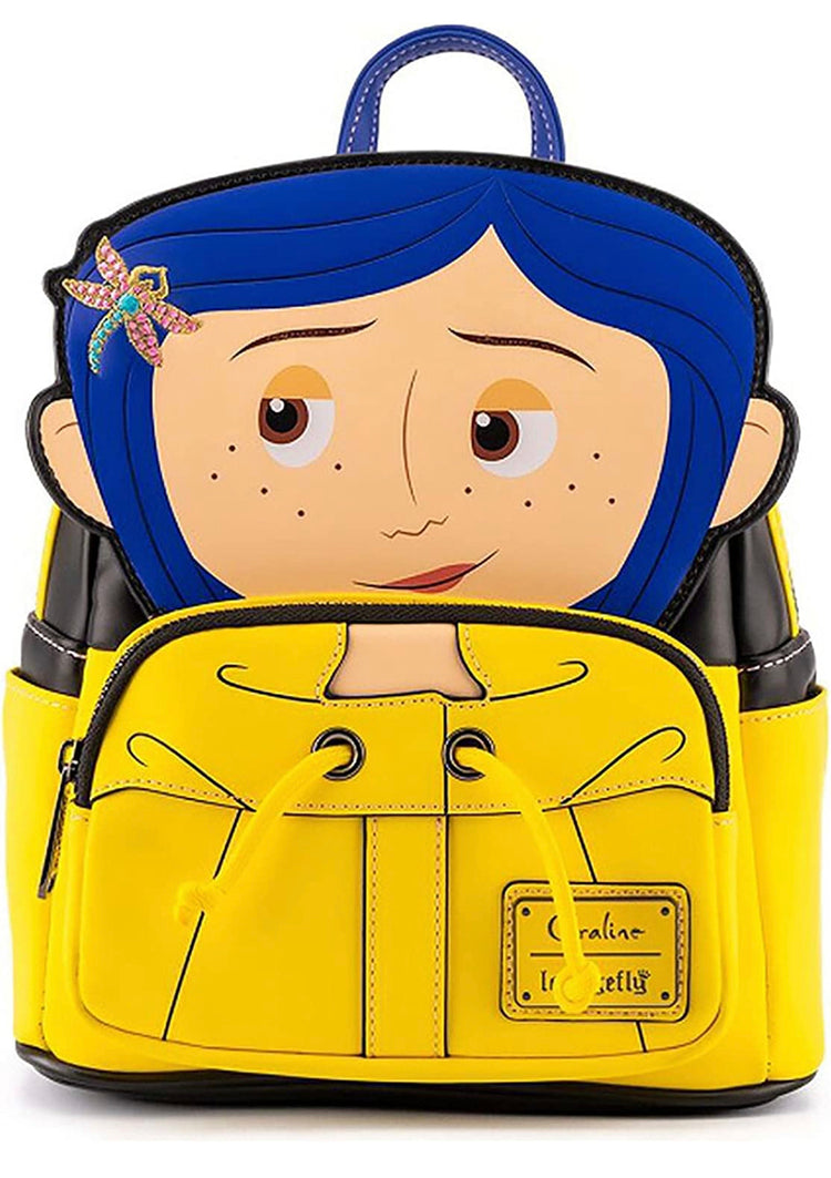 Loungefly Coraline Raincoat Cosplay Mini Backpack